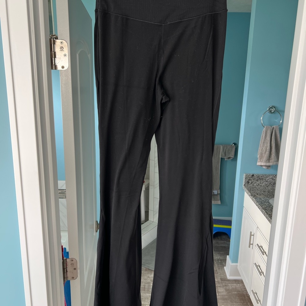 Aerie Black Flare Pants